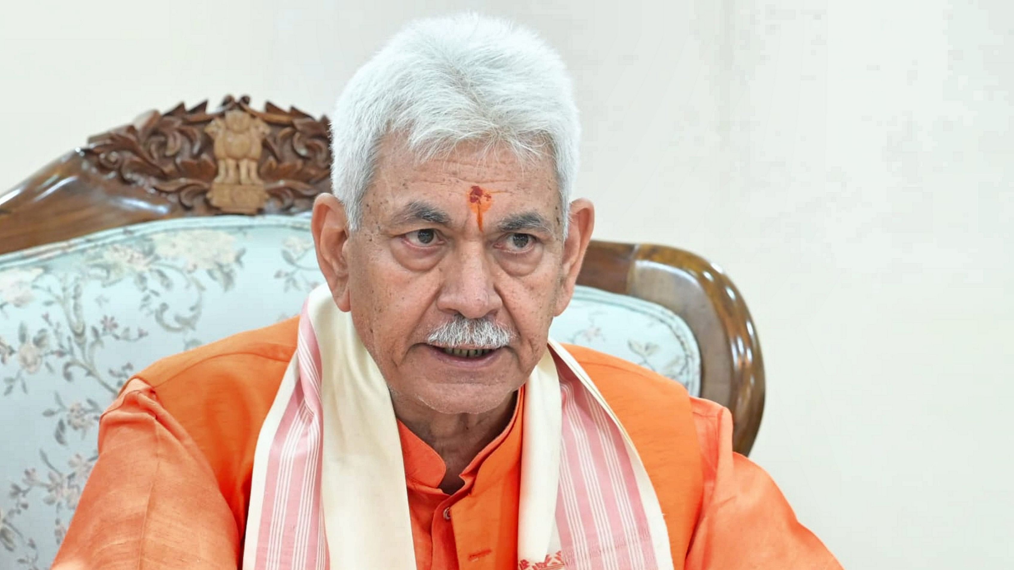 <div class="paragraphs"><p>Jammu and Kashmir Lt Governor Manoj Sinha</p></div>